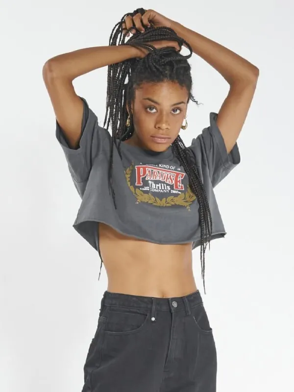 Speed Wreath Merch Super Crop Tee - Merch Black sold by Thrills