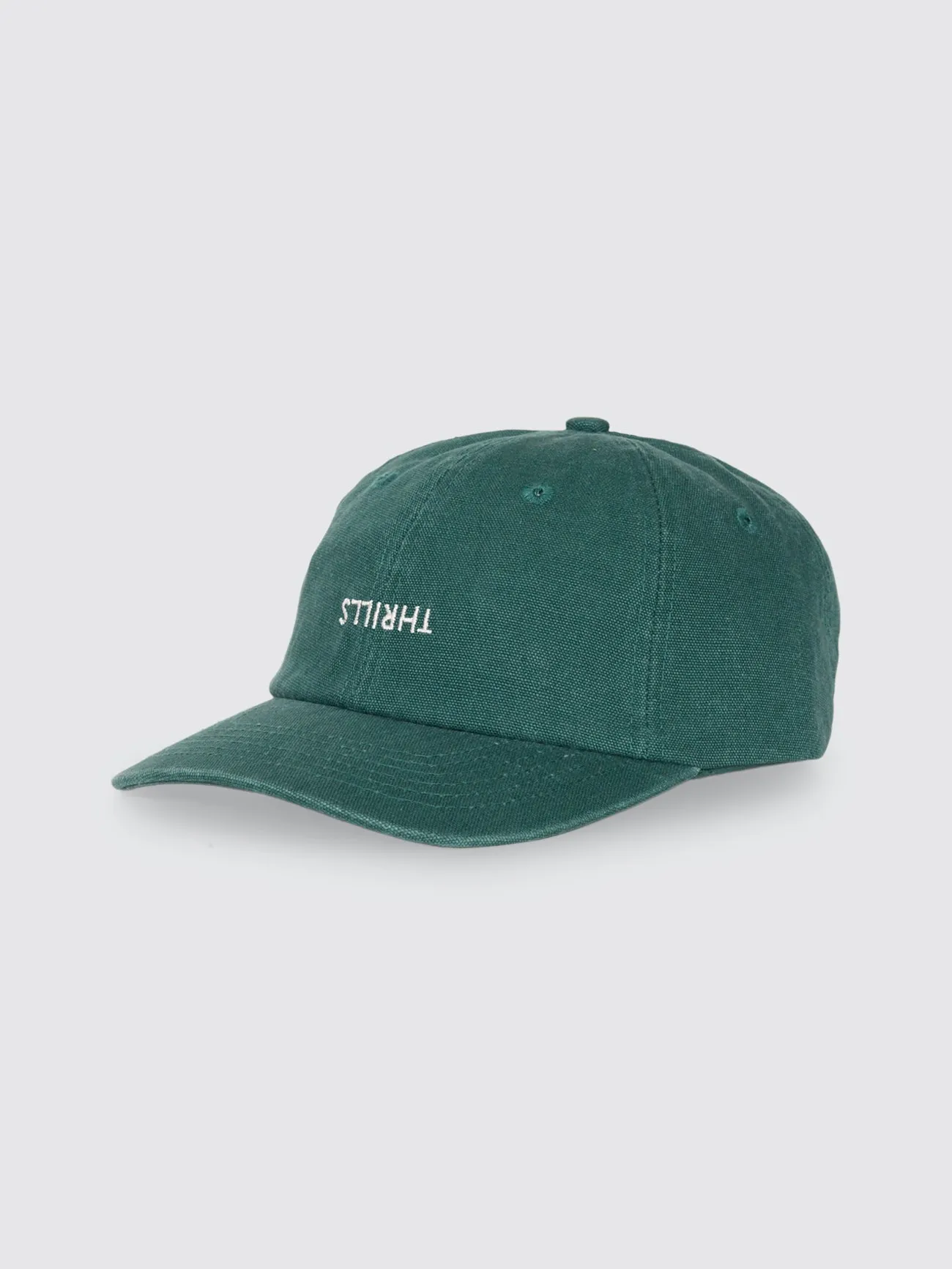 Minimal Thrills 6 Panel Cap - Jasper Green sold by Thrills