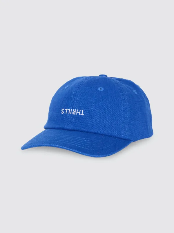 Minimal Thrills 6 Panel Cap - New Royal/Tofu sold by Thrills