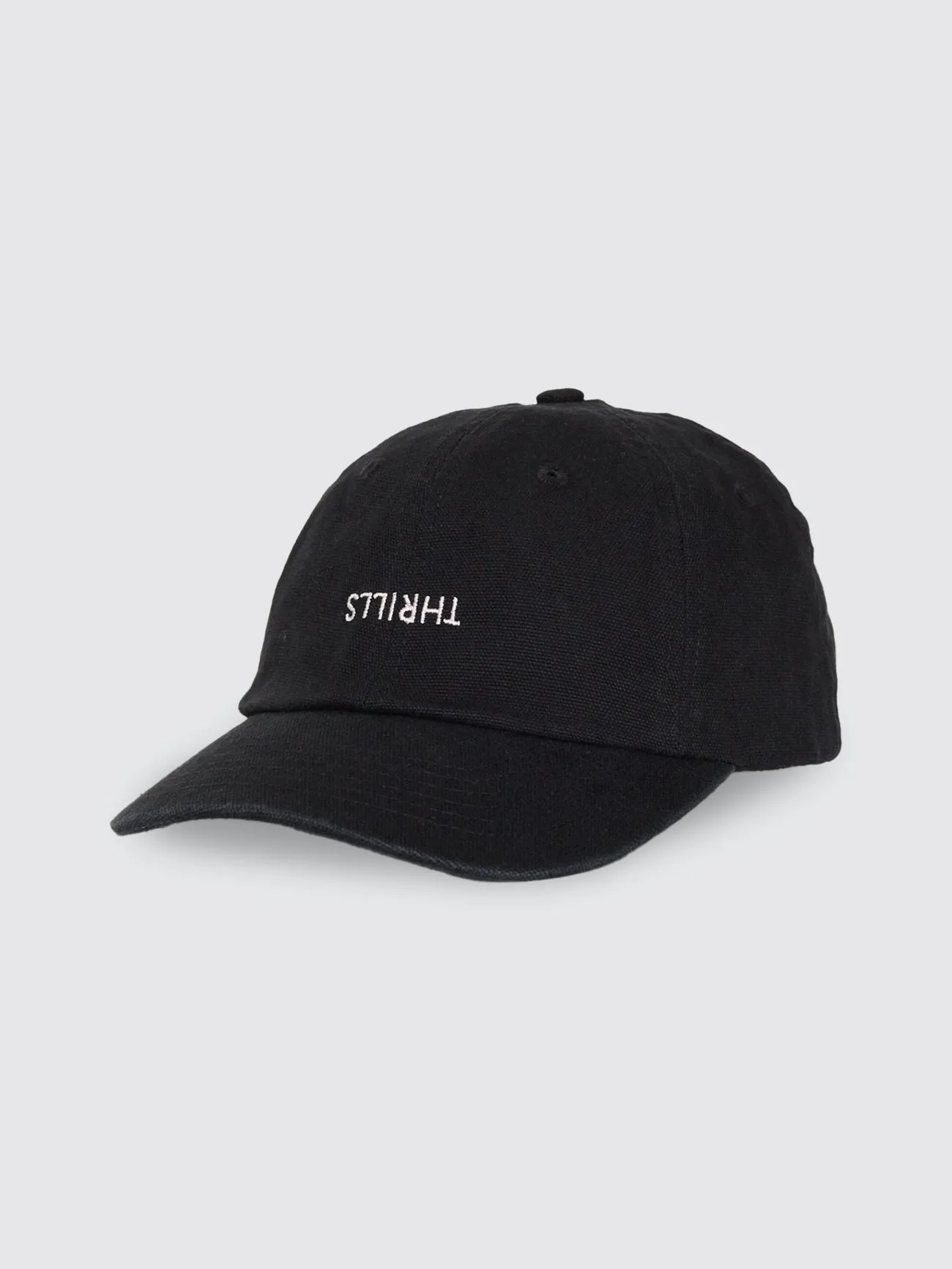 Minimal Thrills 6 Panel Cap - Washed Black sold by Thrills
