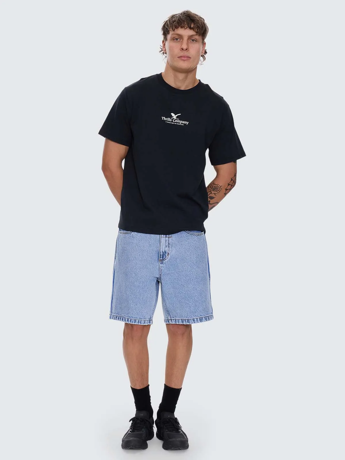 A Haven For The Restless Merch Tee - Washed Black sold by Thrills product image thumbnail 5