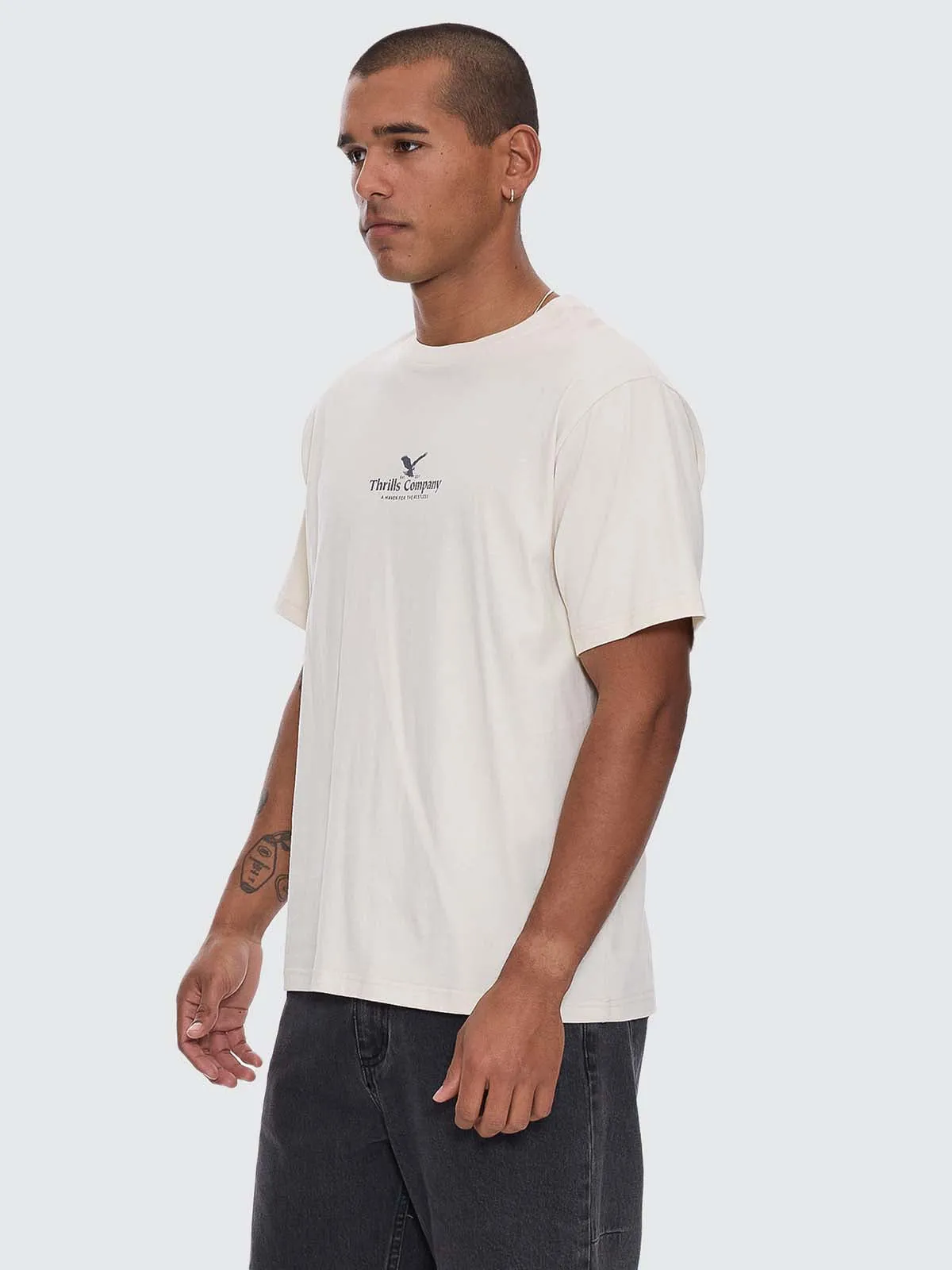 A Haven For The Restless Merch Tee - Heritage White sold by Thrills product image thumbnail 2