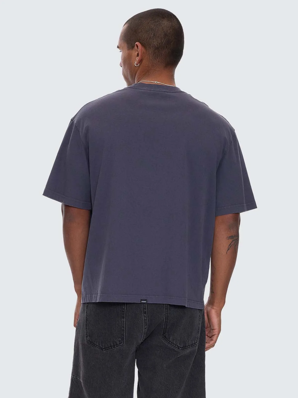 Damage Control Box Crop Tee - Ebony sold by Thrills product image thumbnail 4