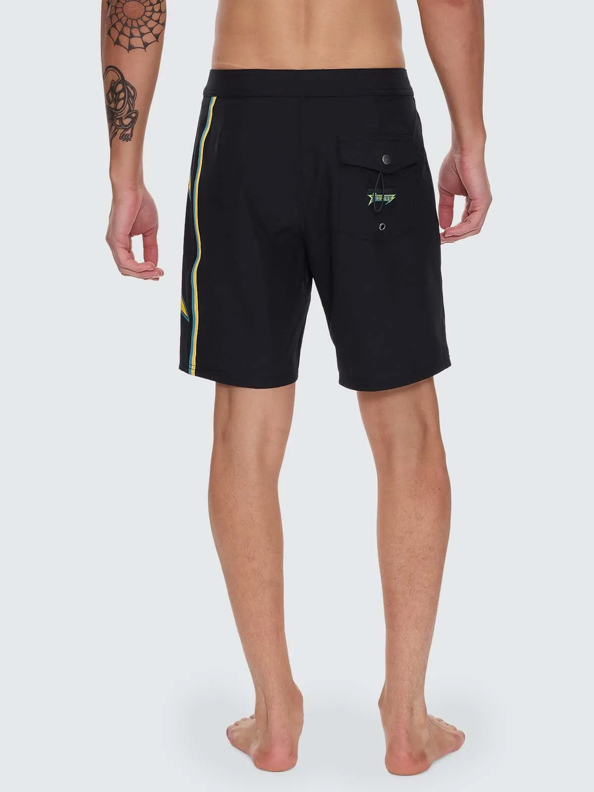 Heavy Static Boardshort - Black sold by Thrills product image thumbnail 4