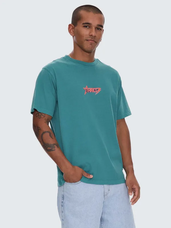 Heavy Static Merch Tee - New Teal sold by Thrills