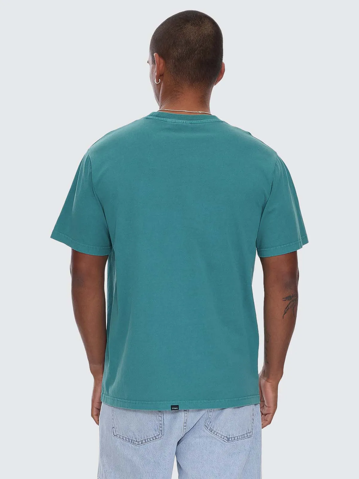 Heavy Static Merch Tee - New Teal sold by Thrills product image thumbnail 4