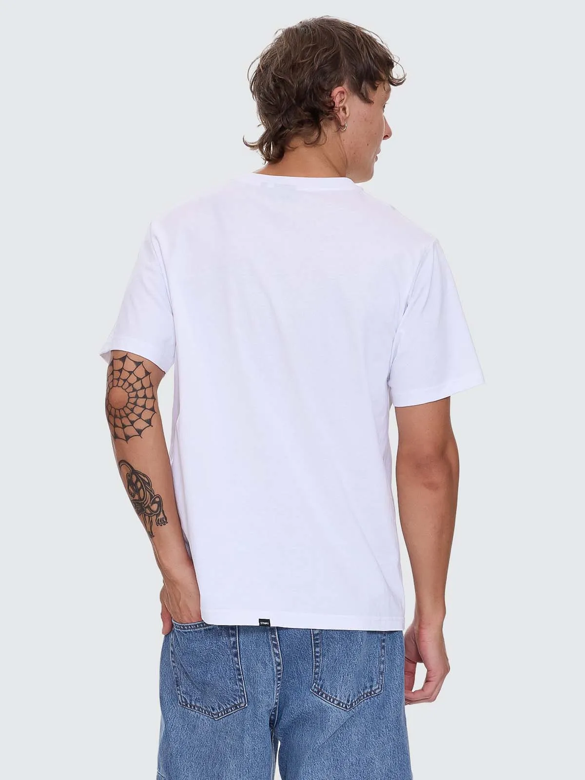Heavy Static Merch Tee - White sold by Thrills product image thumbnail 3