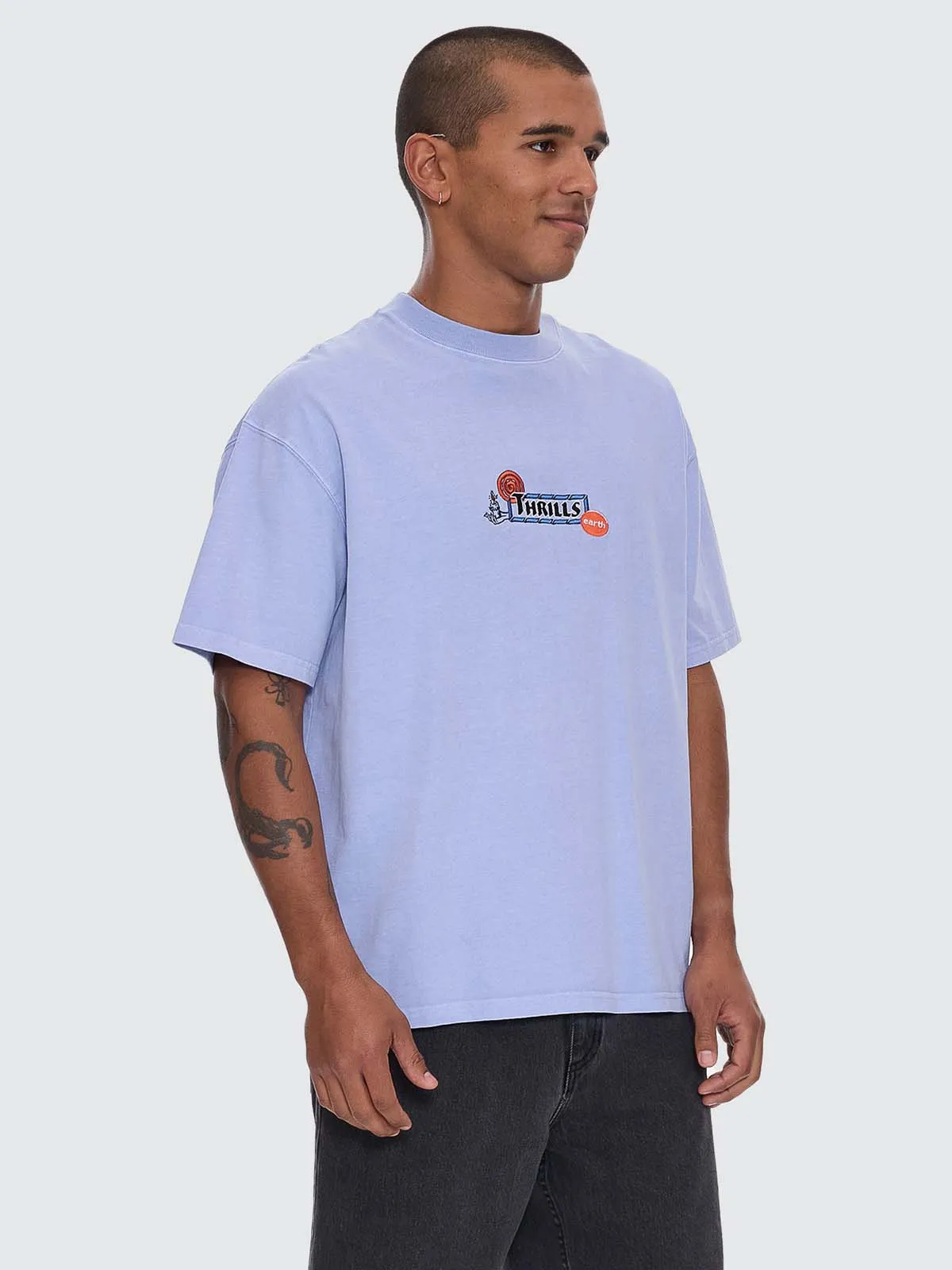 The Ritual Mystery Box Oversize Tee - Cornflower Blue sold by Thrills product image thumbnail 5