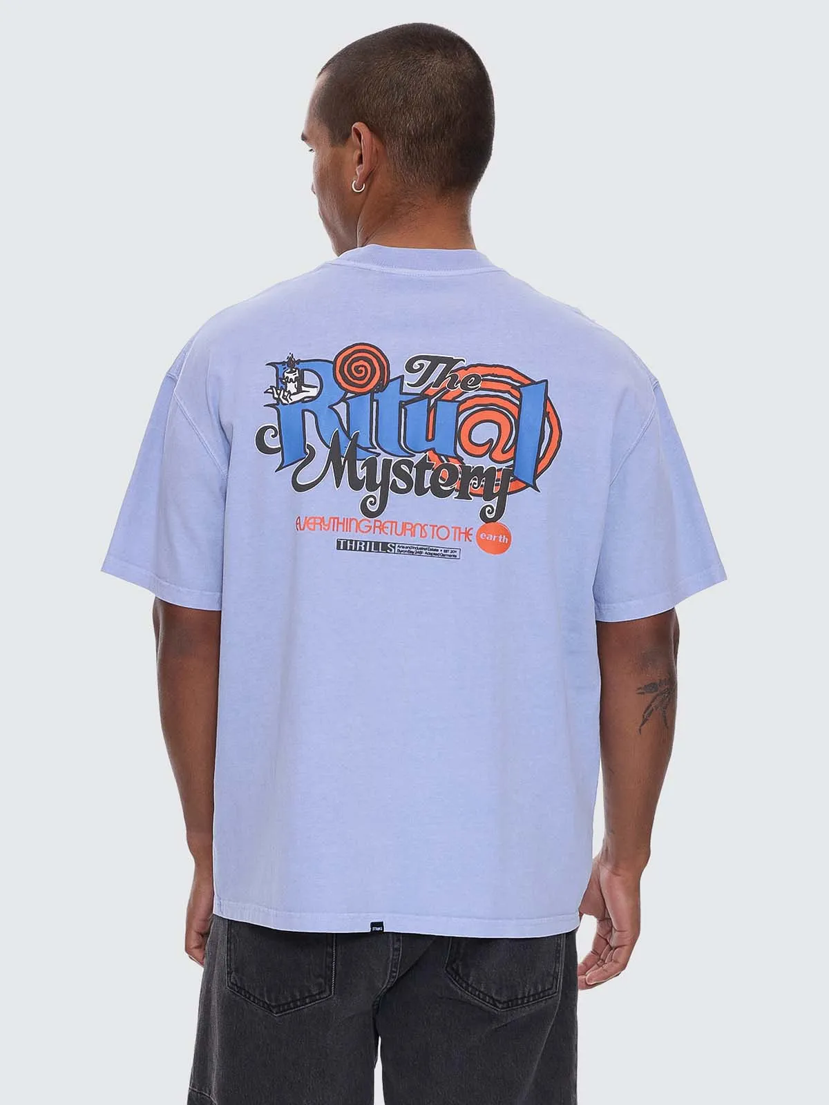 The Ritual Mystery Box Oversize Tee - Cornflower Blue sold by Thrills product image thumbnail 2