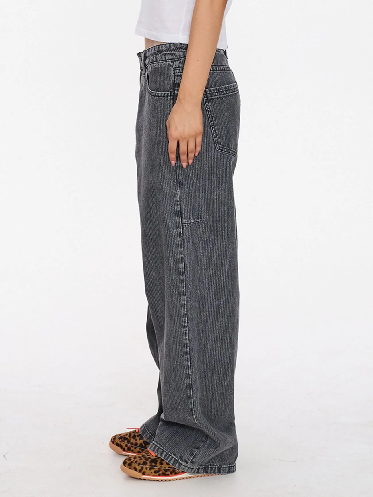 Billie Low Rise Baggy Jean - Smoked Rib sold by Thrills product image thumbnail 3