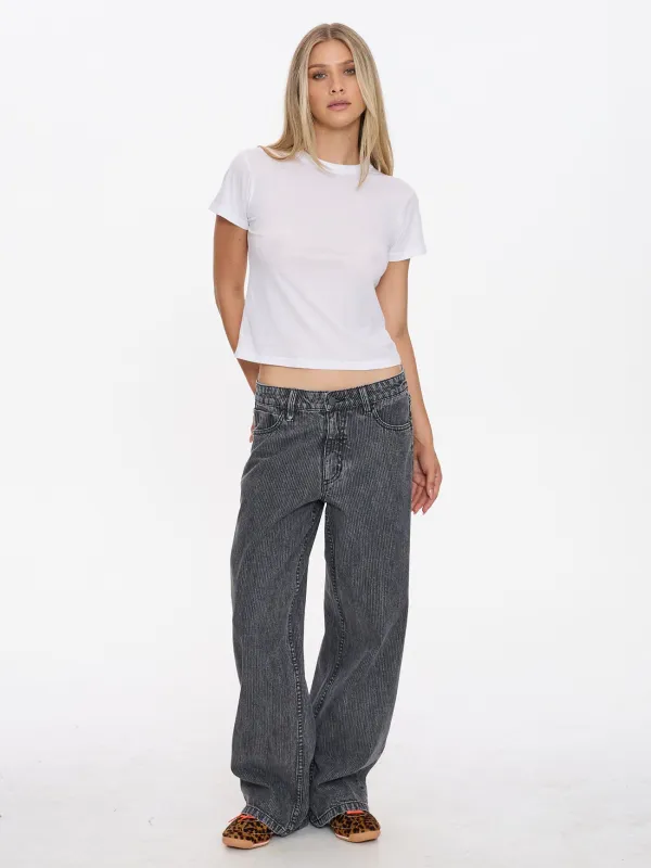 Billie Low Rise Baggy Jean - Smoked Rib sold by Thrills