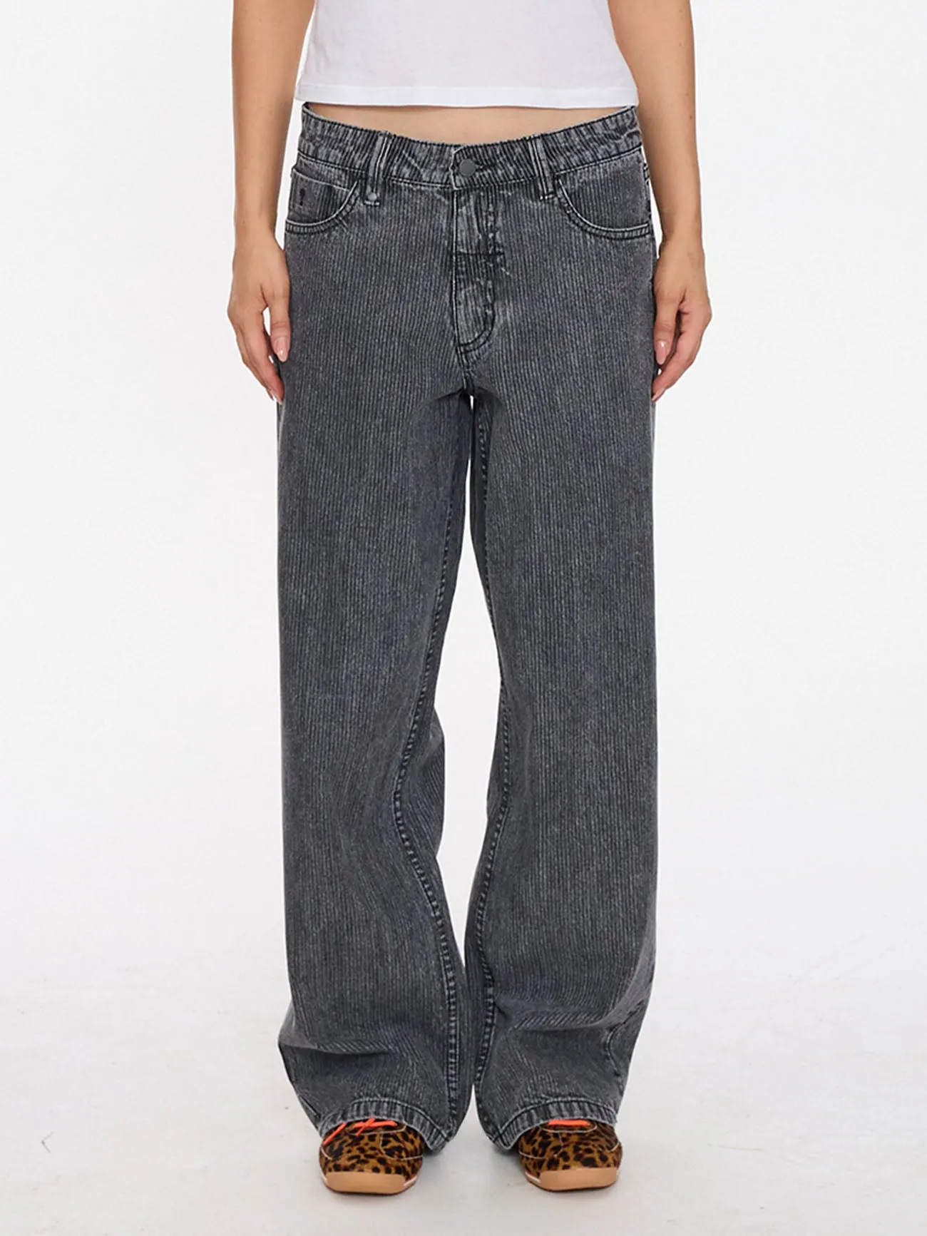 Billie Low Rise Baggy Jean - Smoked Rib sold by Thrills product image thumbnail 2