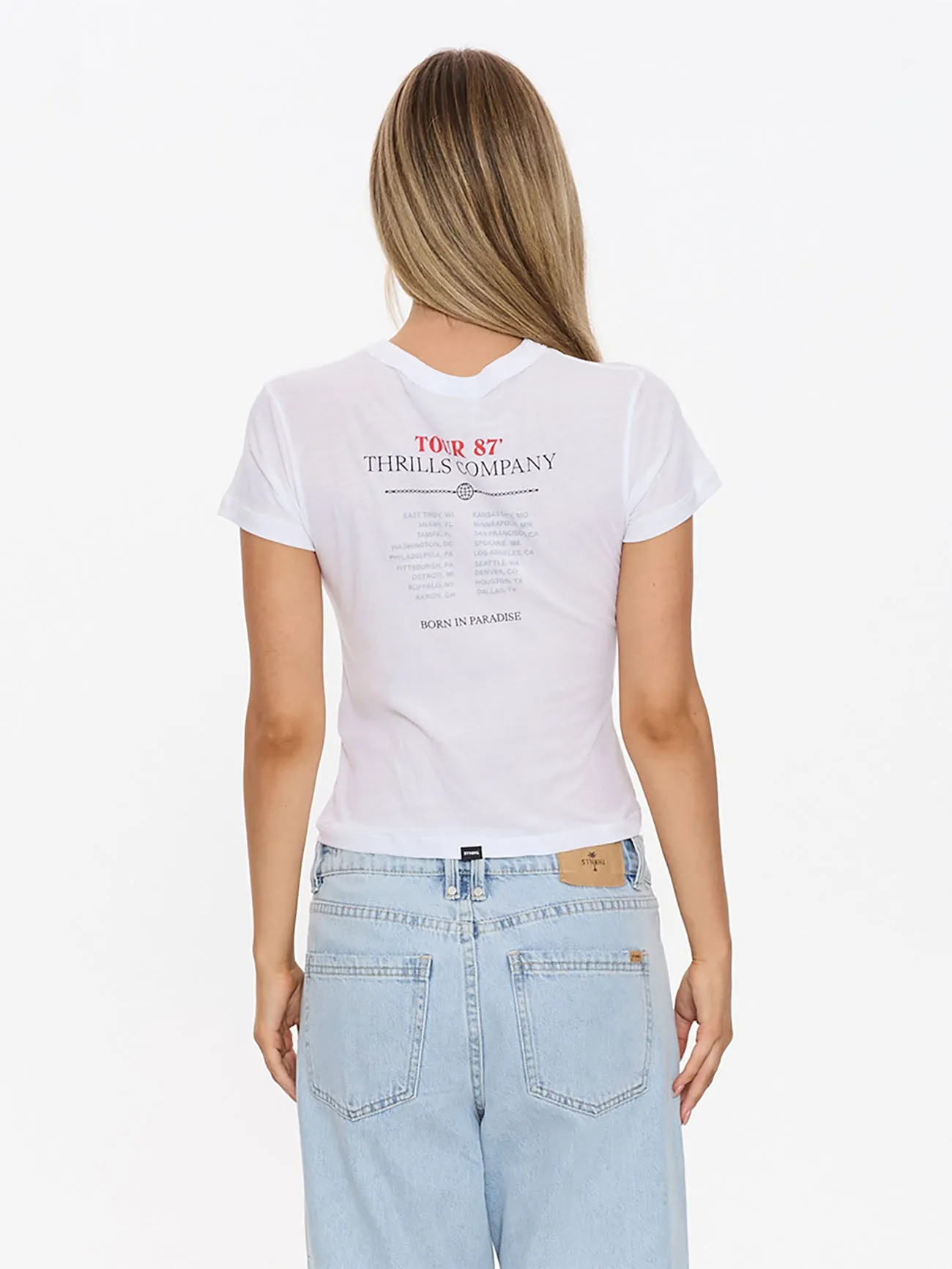 Metal And Dust Boy Tee - White sold by Thrills product image thumbnail 5