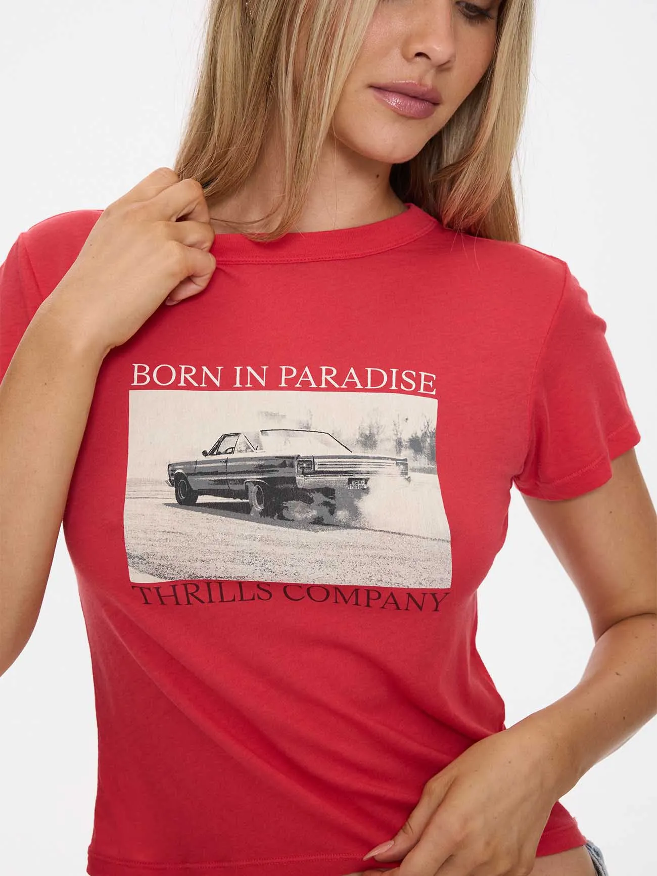 Metal And Dust Boy Tee - Flame Red sold by Thrills product image thumbnail 2