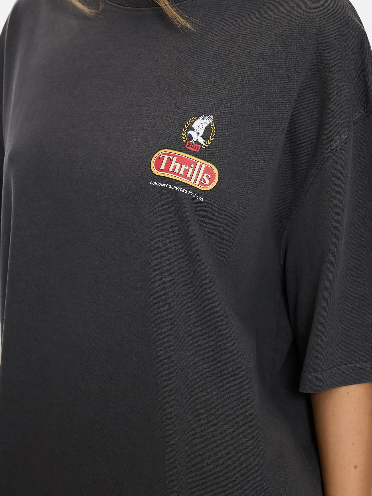 World Of Wonder Oversized Tee - Merch Black sold by Thrills product image thumbnail 2