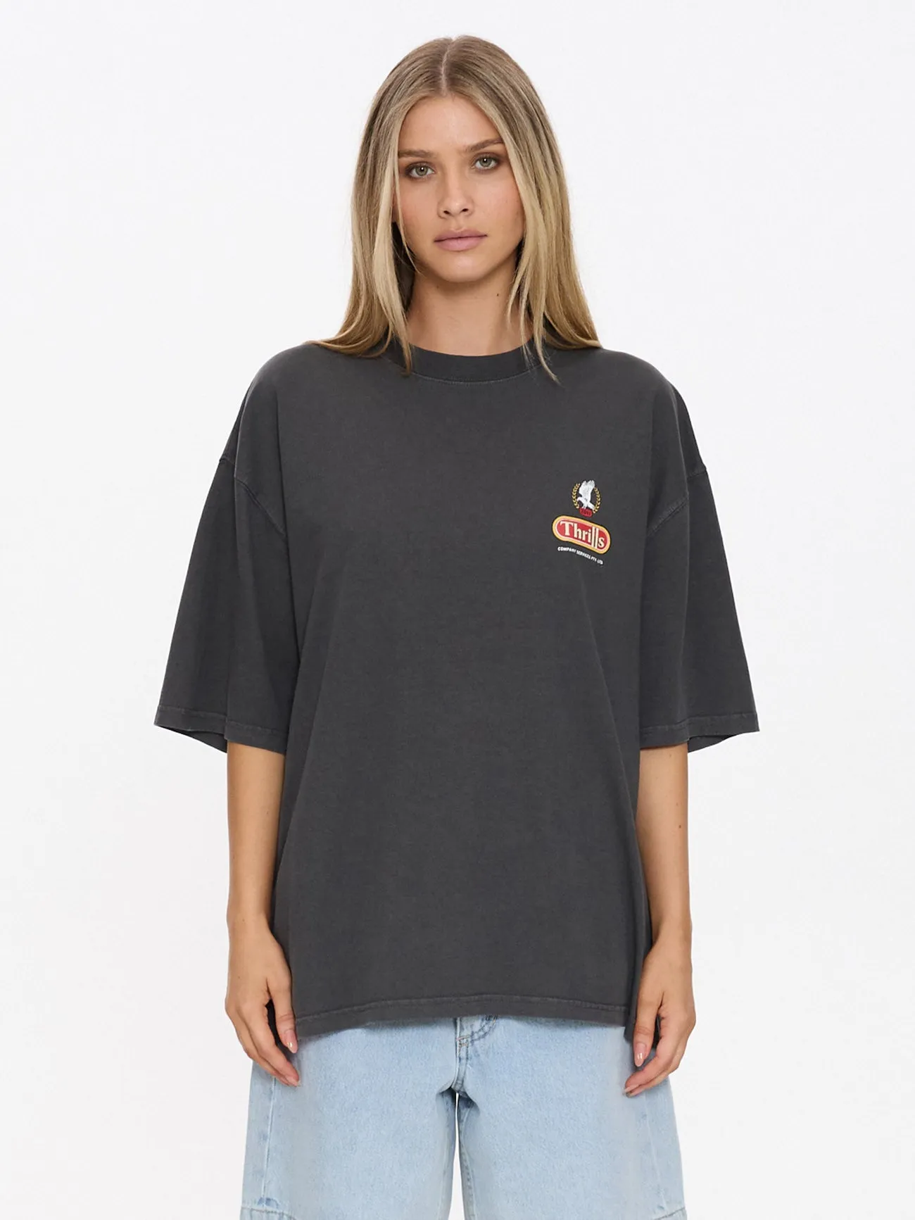 World Of Wonder Oversized Tee - Merch Black sold by Thrills