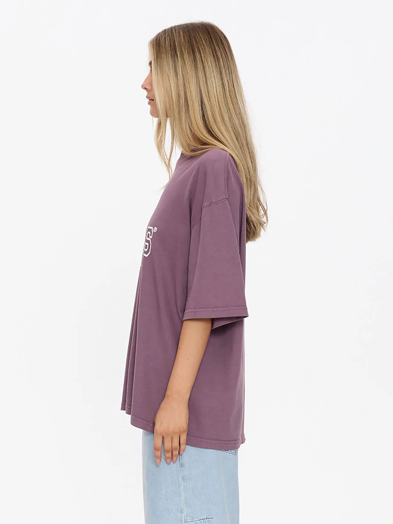 Break Point Oversized Tee - Vintage Mauve sold by Thrills product image thumbnail 4