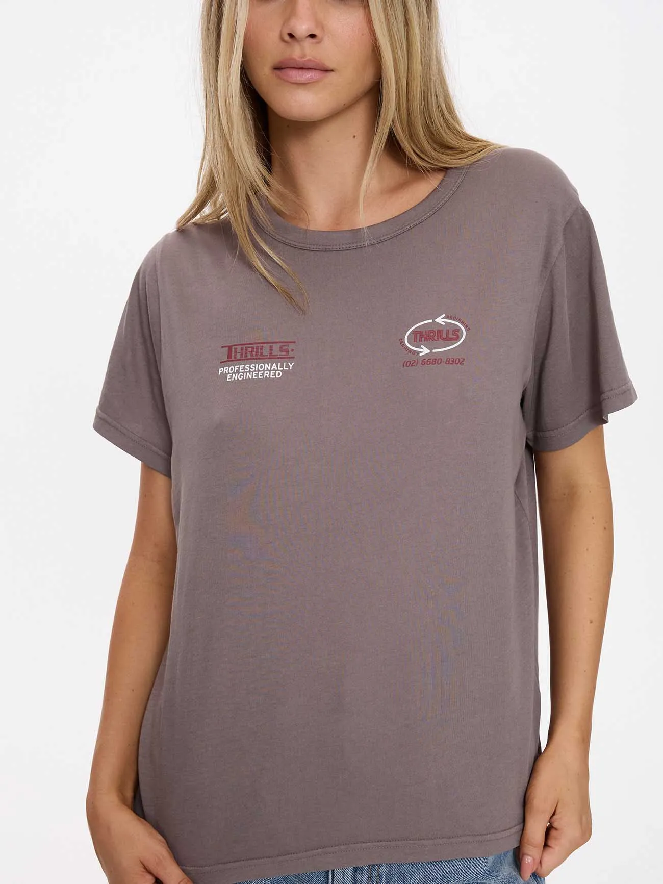 Professionally Engineered Relaxed Tee - Shroom sold by Thrills product image thumbnail 2