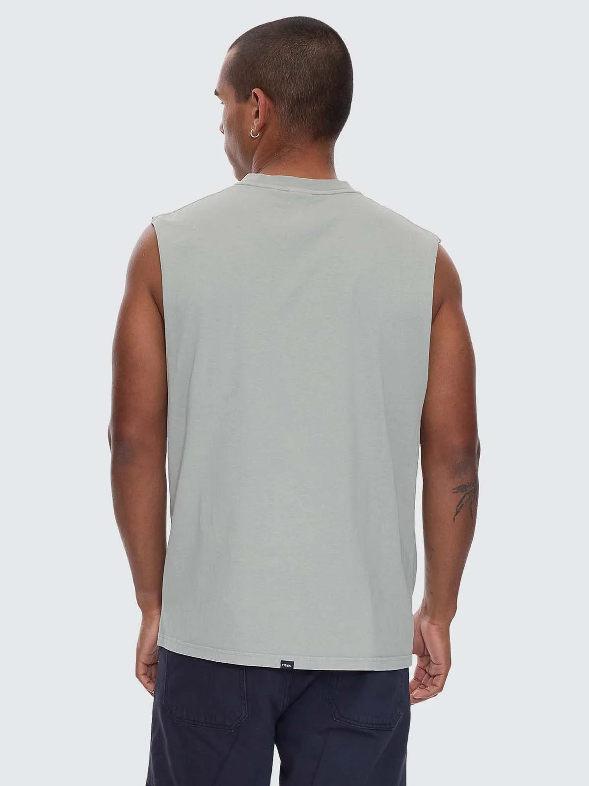 A Haven For The Restless Merch Muscle Tee - Dirty Sage sold by Thrills product image thumbnail 4