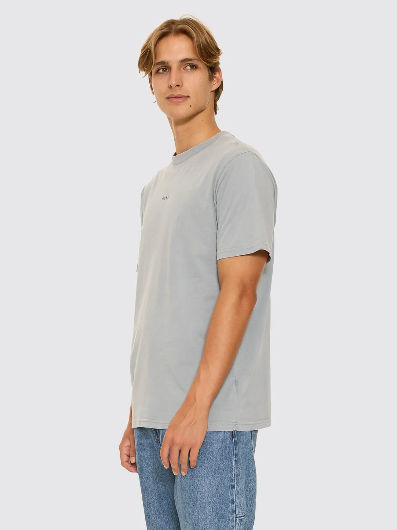 Minimal Thrills Merch Fit Tee - Smog-Black sold by Thrills product image thumbnail 3