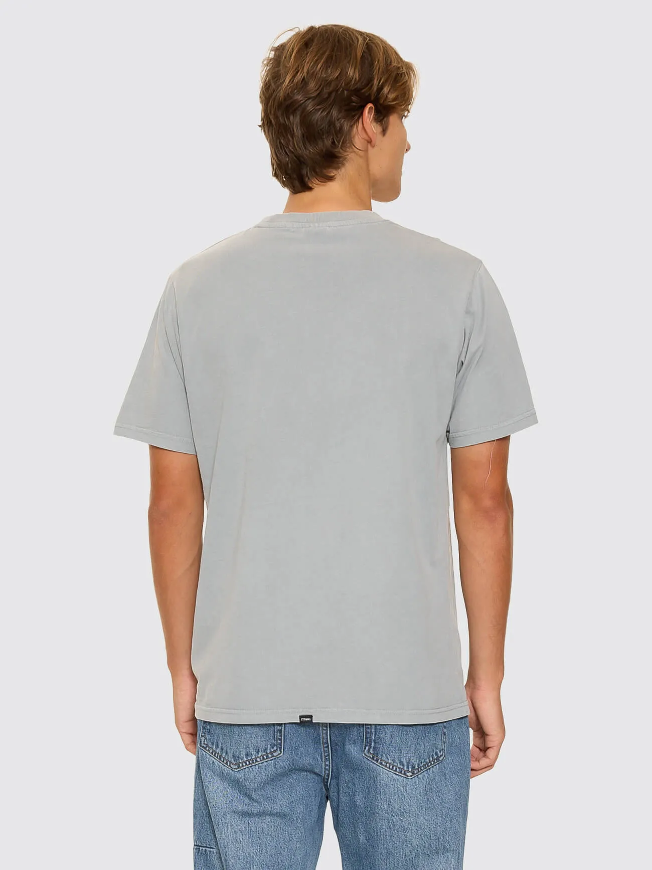 Minimal Thrills Merch Fit Tee - Smog-Black sold by Thrills product image thumbnail 4