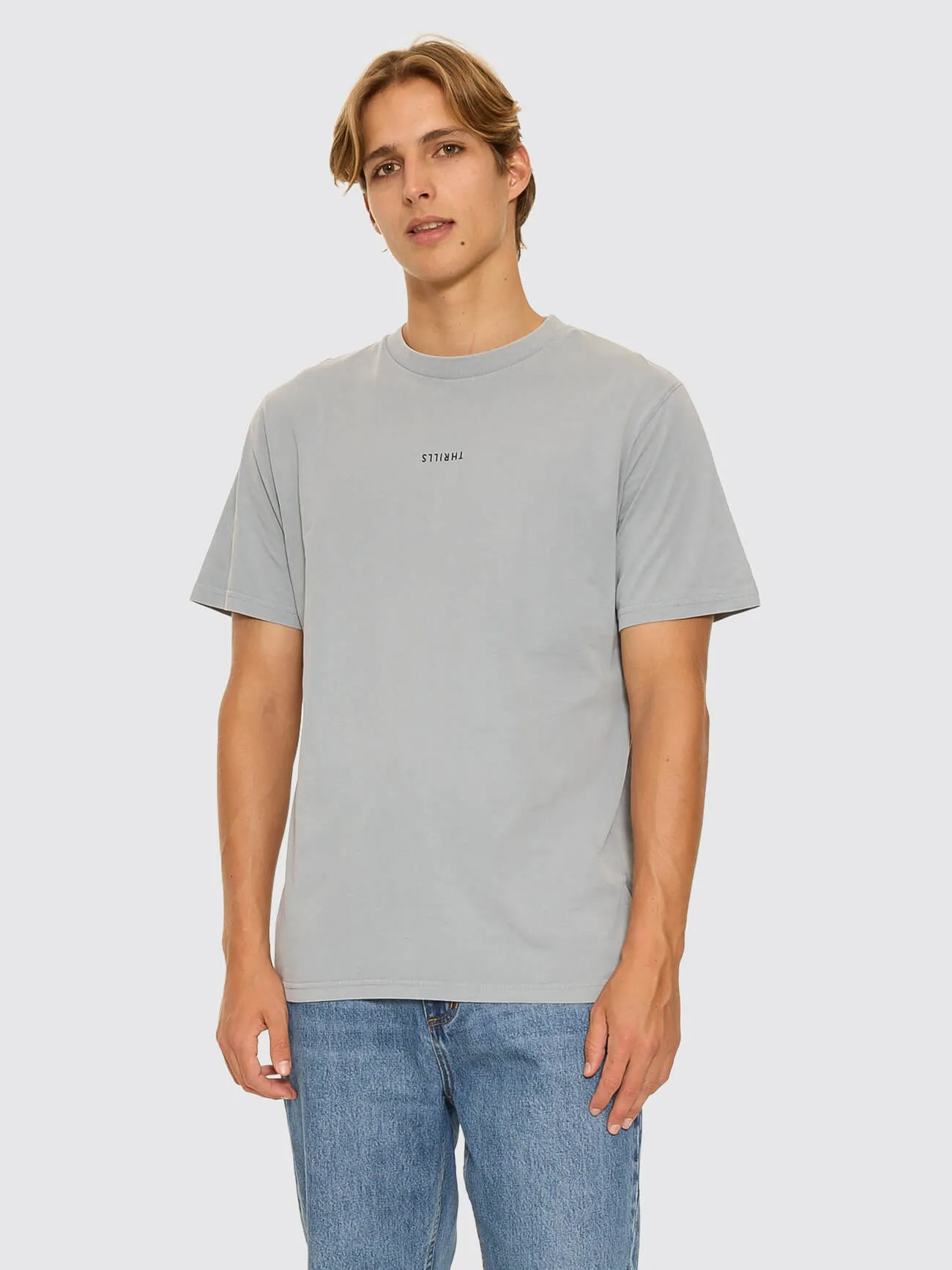 Minimal Thrills Merch Fit Tee - Smog-Black sold by Thrills