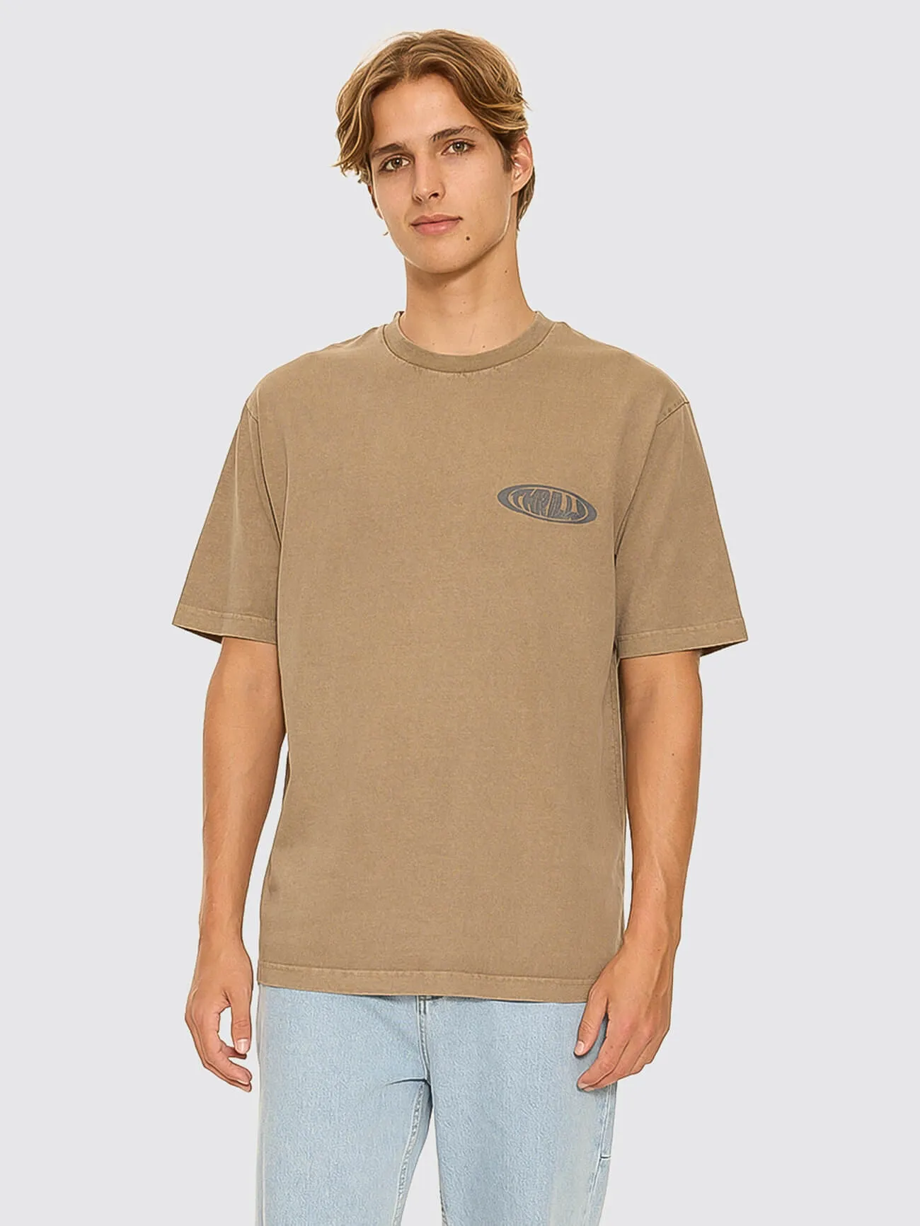 Shadowless Oversize Fit Tee - Walnut sold by Thrills product image thumbnail 3