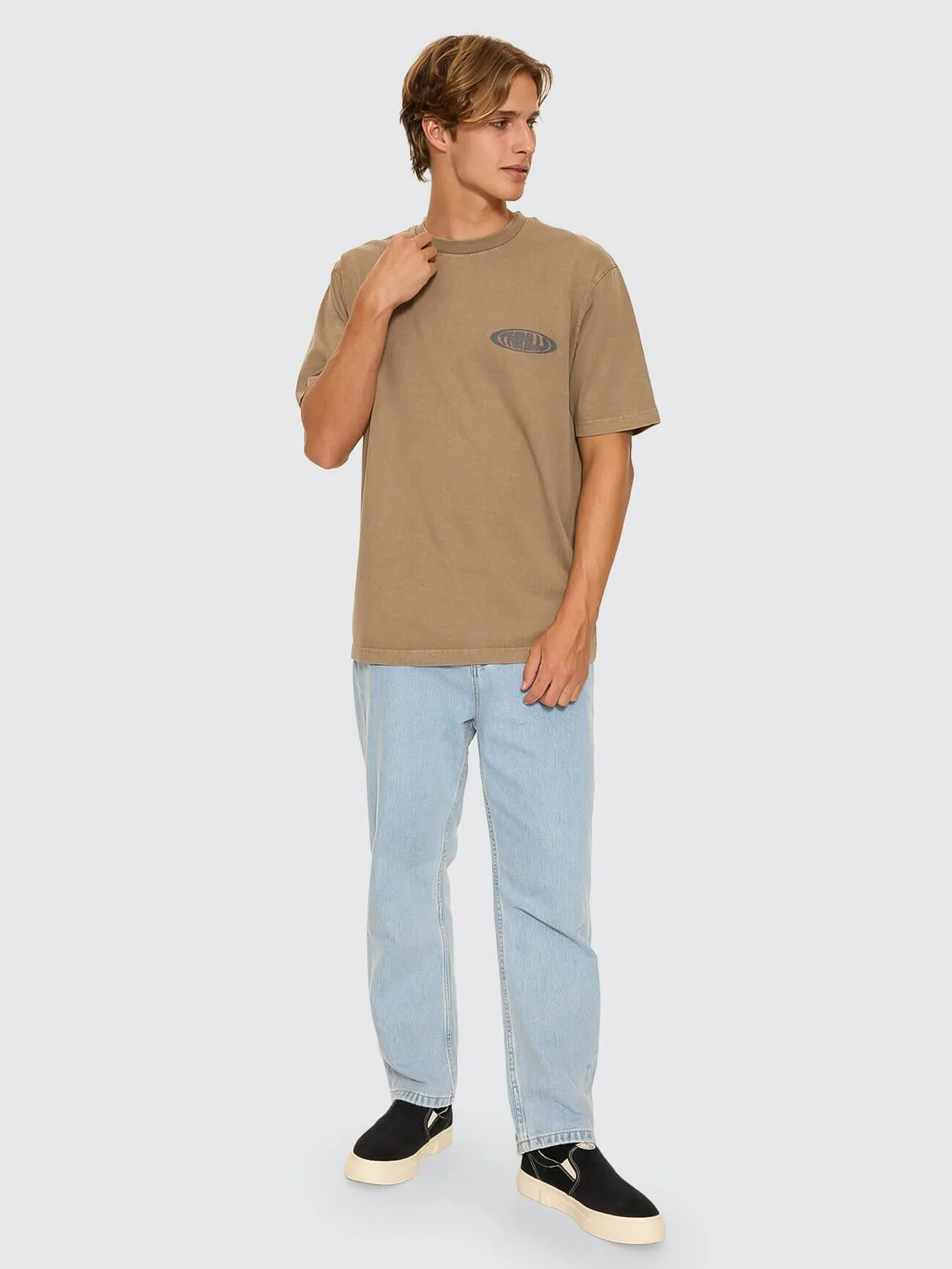 Shadowless Oversize Fit Tee - Walnut sold by Thrills product image thumbnail 2