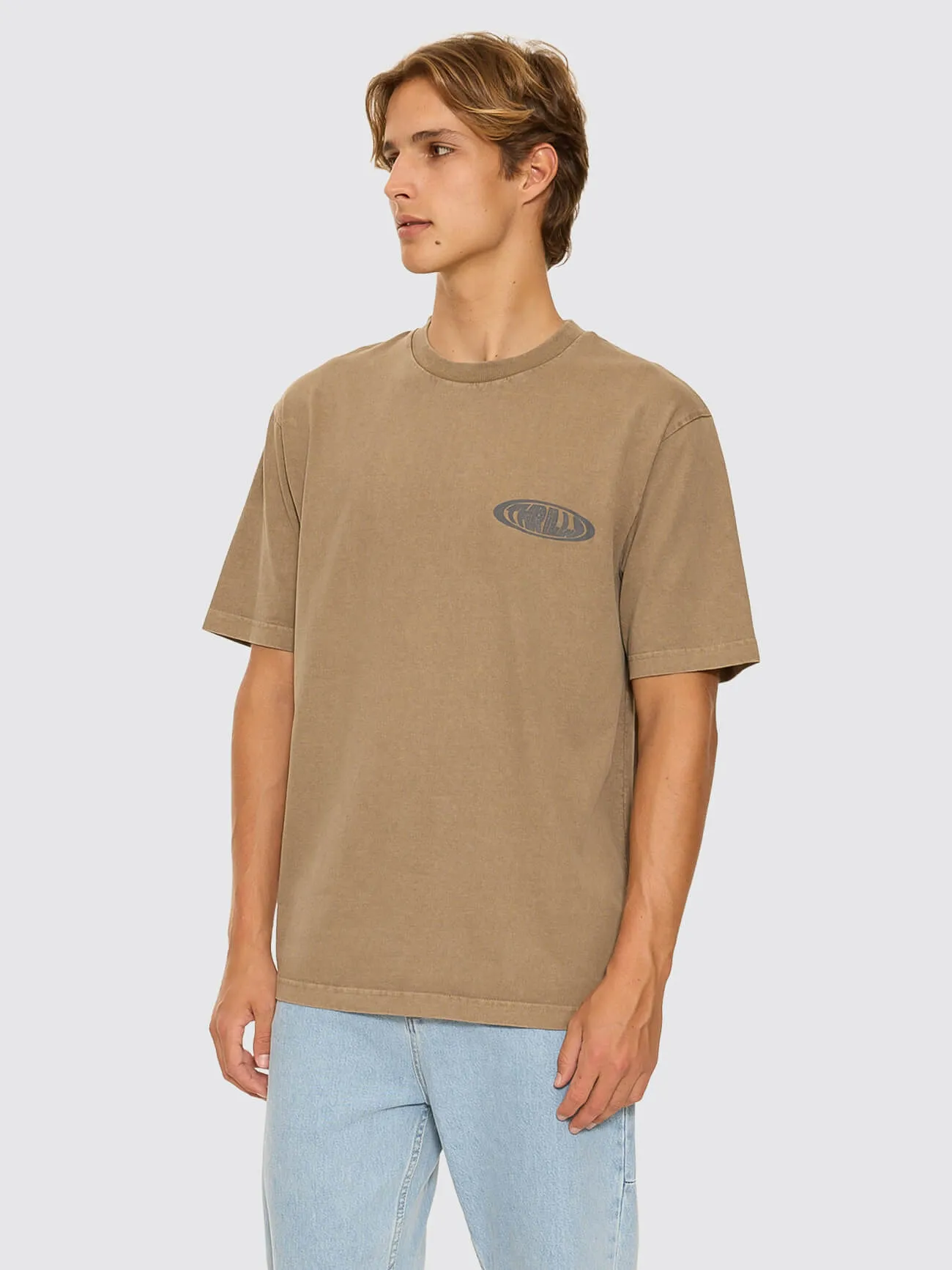 Shadowless Oversize Fit Tee - Walnut sold by Thrills product image thumbnail 5
