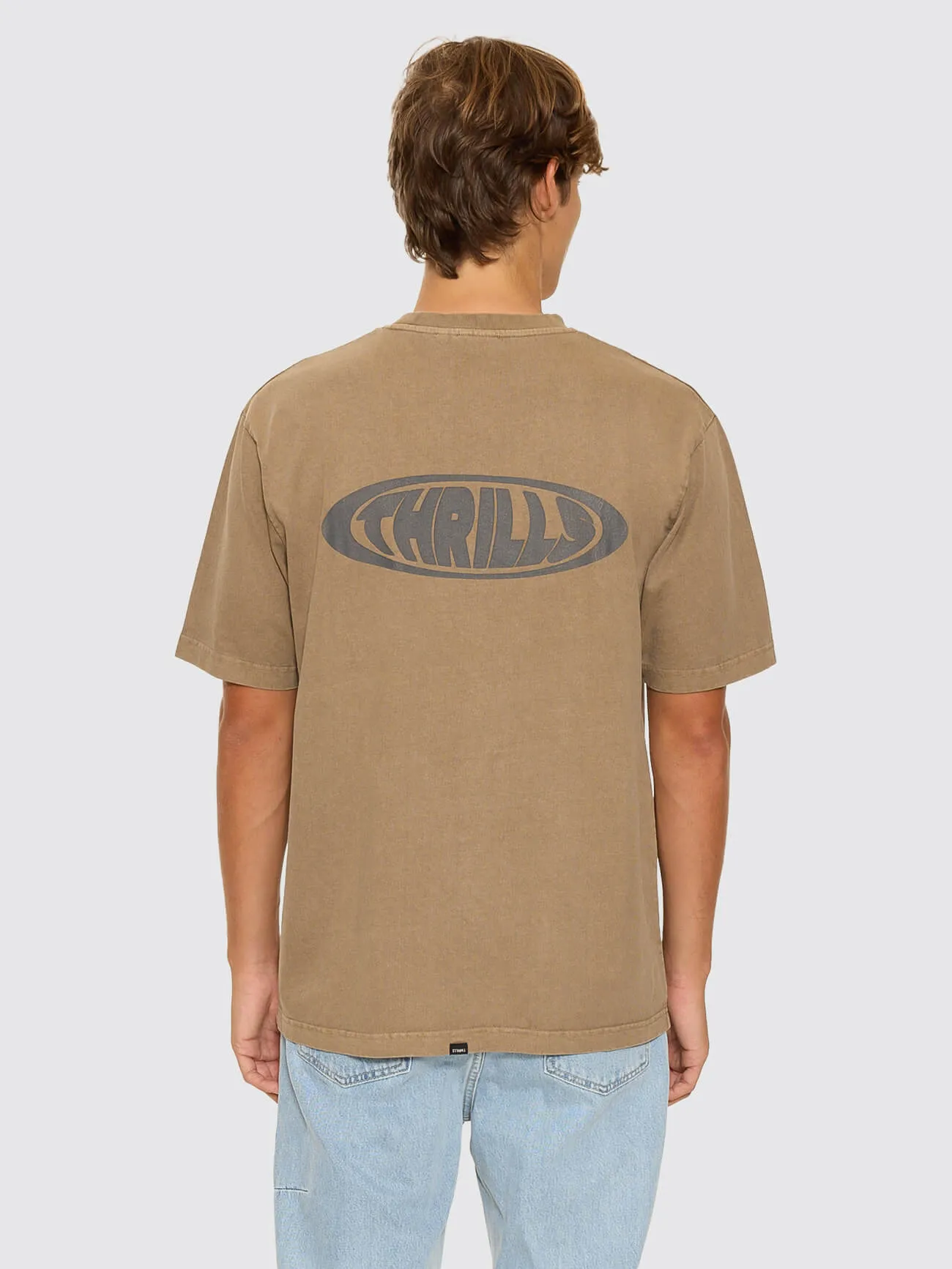 Shadowless Oversize Fit Tee - Walnut sold by Thrills product image thumbnail 4