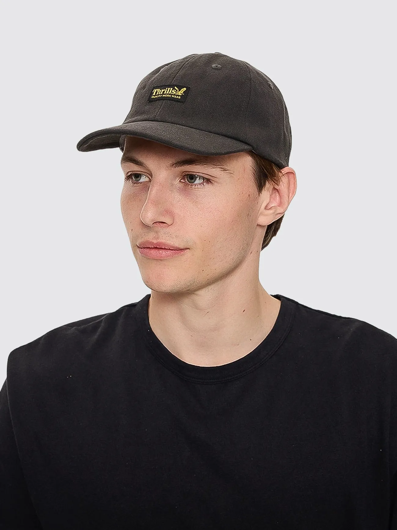 Thrills Union 6 Panel Cap - Dark Charcoal sold by Thrills product image thumbnail 3
