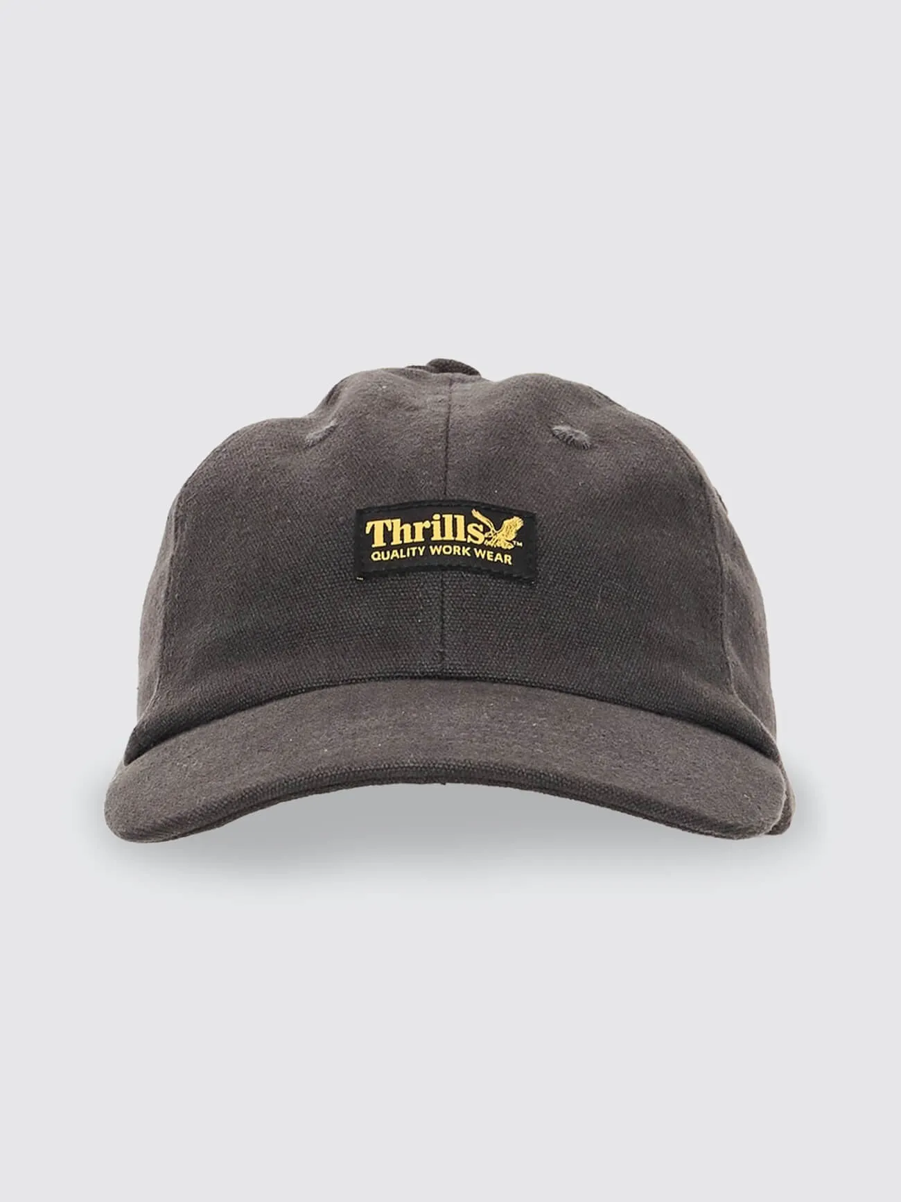 Thrills Union 6 Panel Cap - Dark Charcoal sold by Thrills
