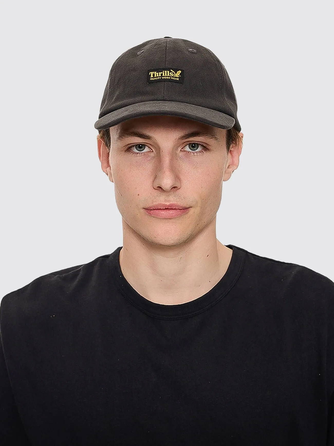 Thrills Union 6 Panel Cap - Dark Charcoal sold by Thrills product image thumbnail 4