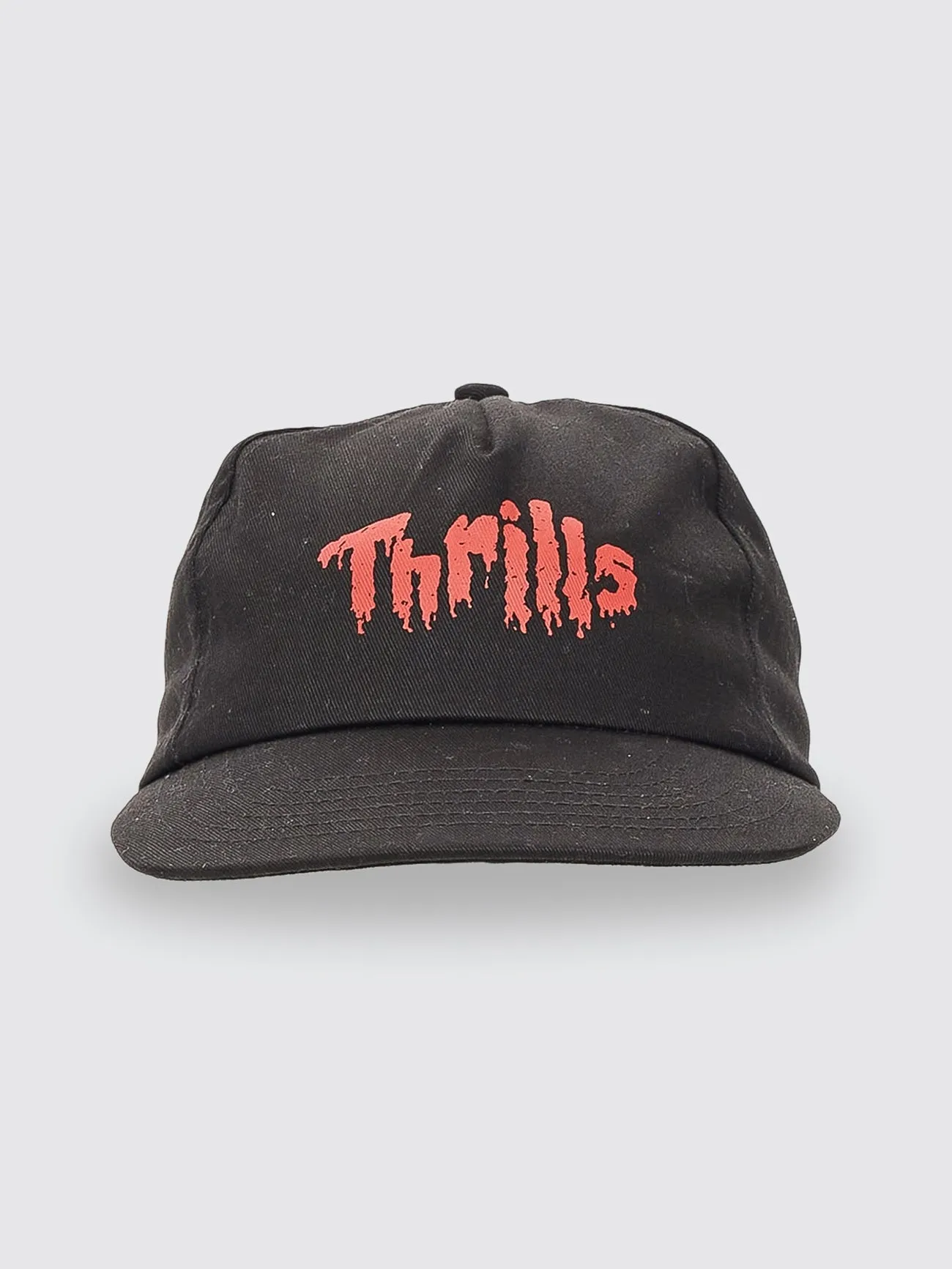 Once Bitten Twice Shy 5 Panel Cap - Black sold by Thrills