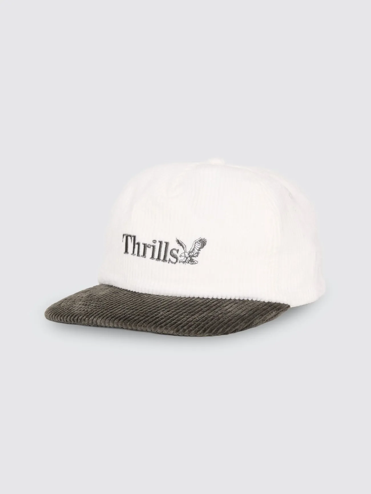 Thrills Workwear 5 Panel Cap - Deep Forest - Tofu sold by Thrills