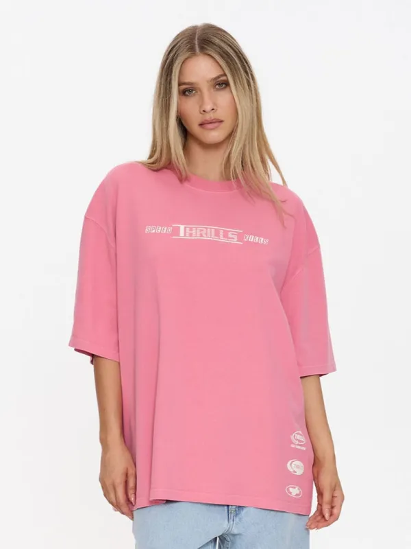 Speed Kills Oversized Tee - Gum sold by Thrills