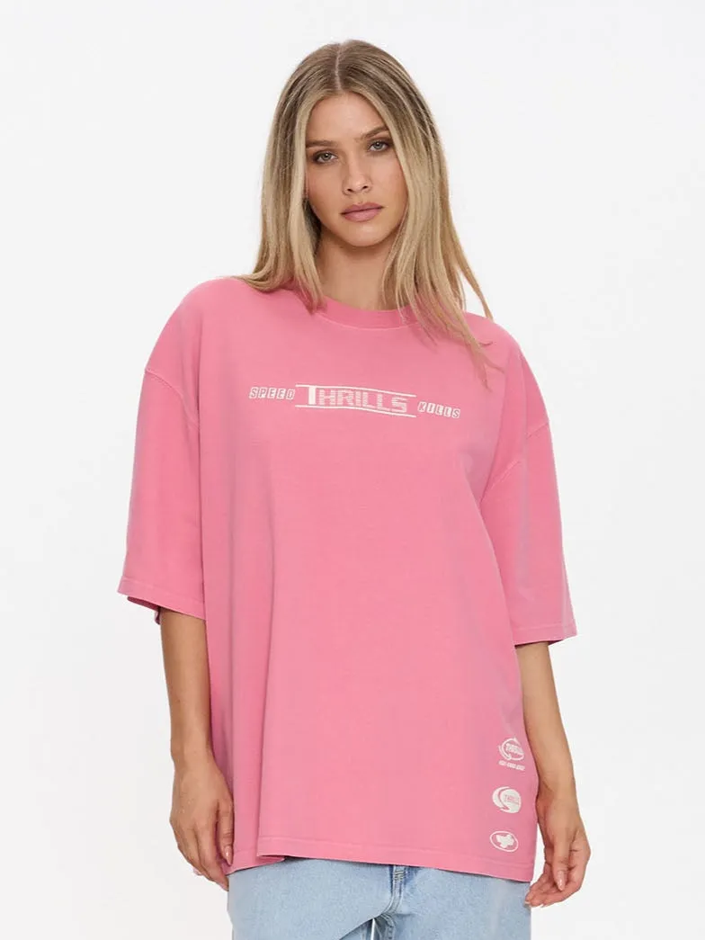Speed Kills Oversized Tee - Gum sold by Thrills