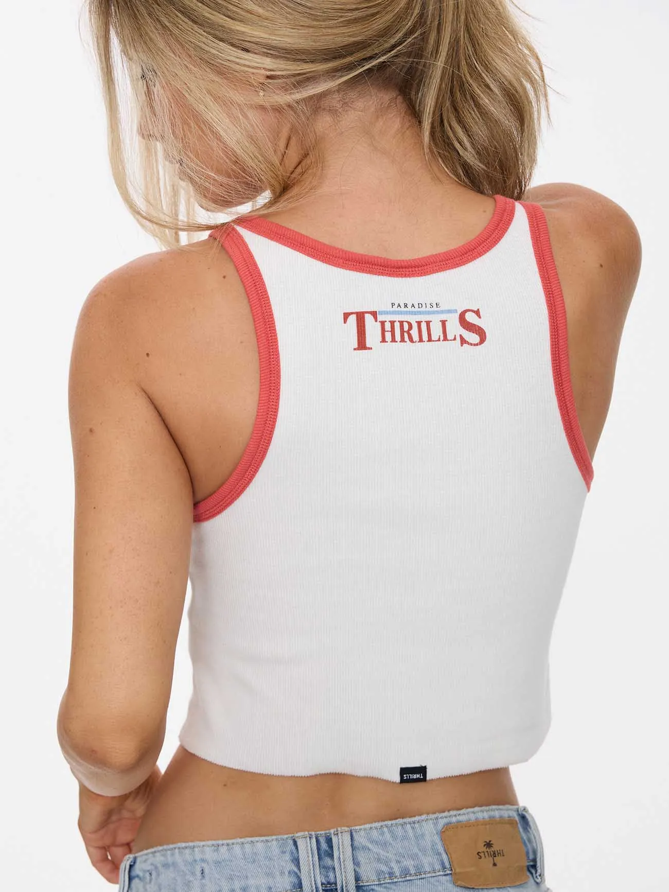 Touch The Sky Tank - Dirty White sold by Thrills product image thumbnail 3