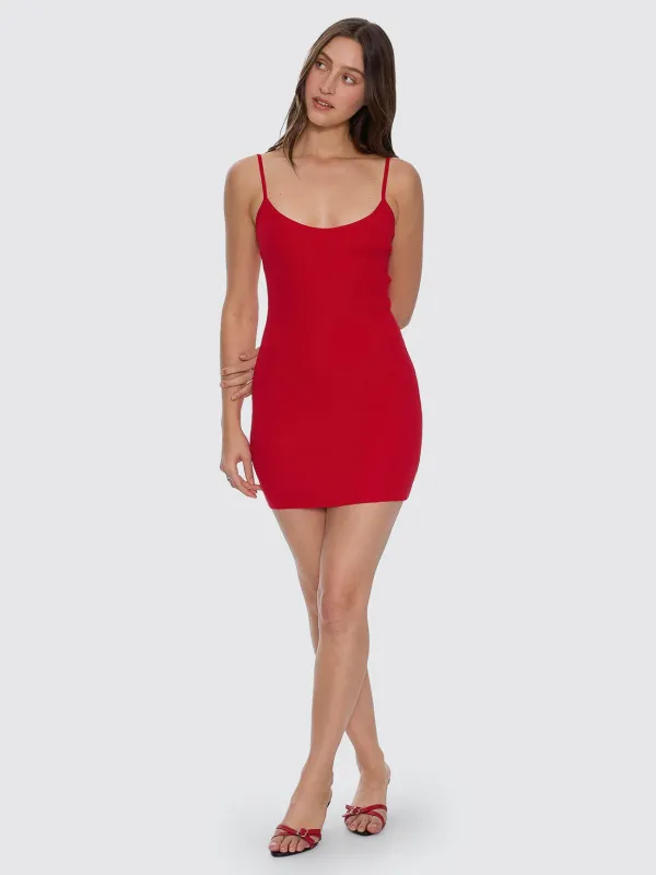 Vivid Dreams Knit Mini Dress - Cherry sold by Thrills