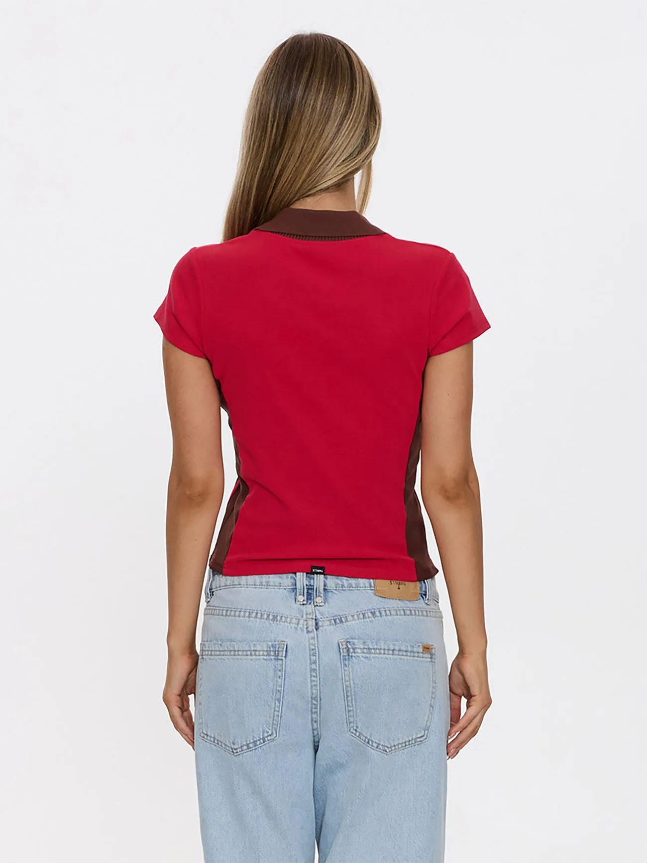 Hot Shot Polo Club Tee - Cherry sold by Thrills product image thumbnail 4