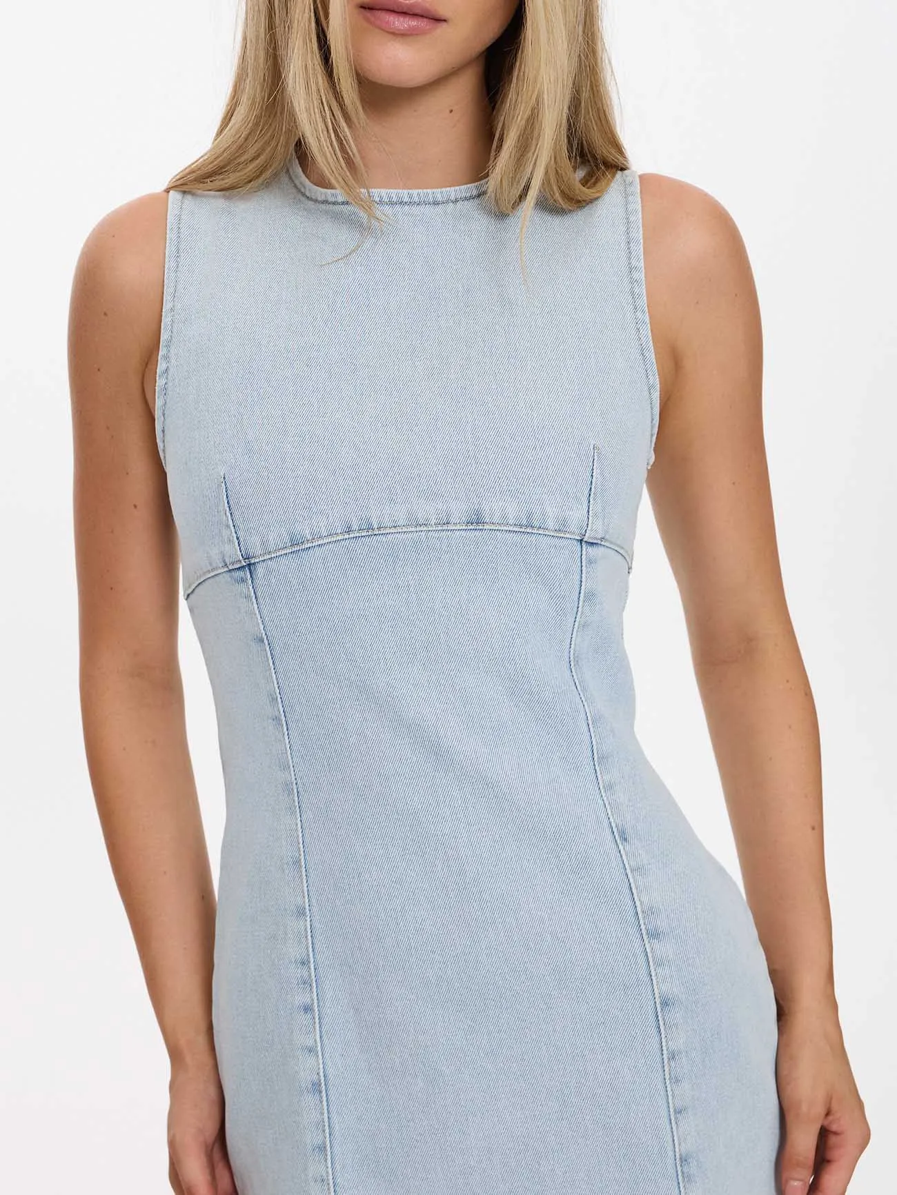 Night Shift Mini Dress - Serenity Blue sold by Thrills product image thumbnail 2