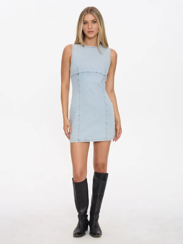 Night Shift Mini Dress - Serenity Blue sold by Thrills