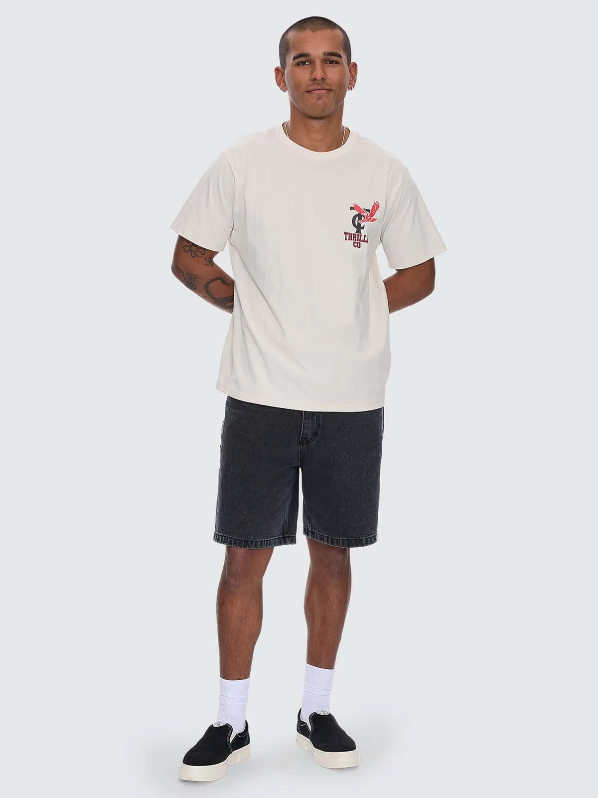 Wonder World Merch Fit Tee - Heritage White sold by Thrills product image thumbnail 5