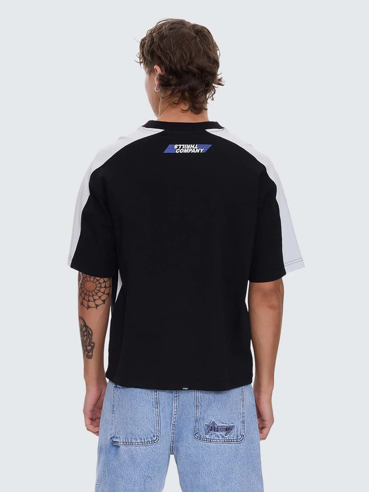 Rapid Fire Panel Box Crop Tee - Black sold by Thrills product image thumbnail 4