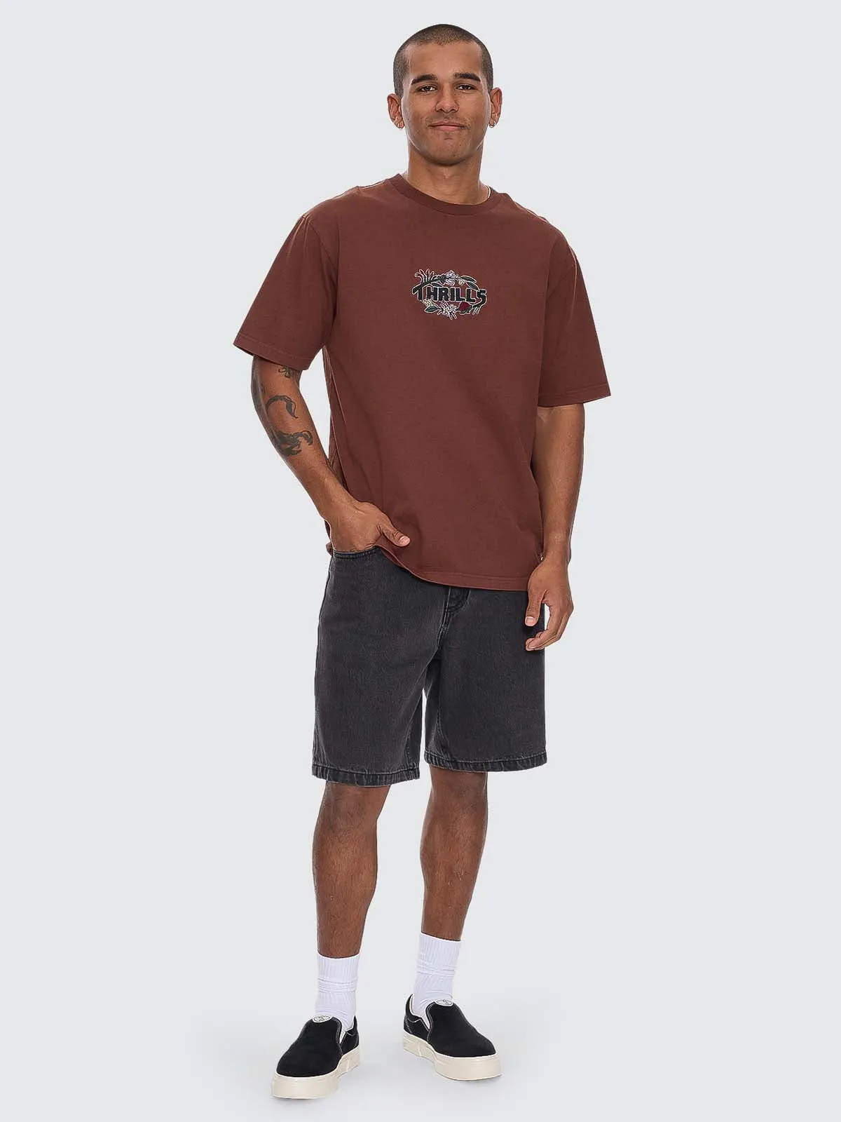 Beauty Around Us Oversize Fit Tee - Acorn sold by Thrills product image thumbnail 5