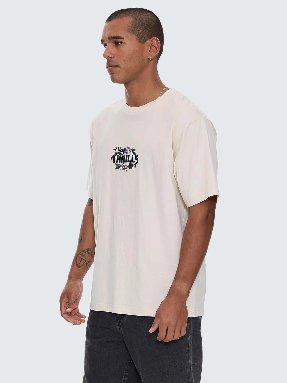 Beauty Around Us Oversize Fit Tee - Unbleached sold by Thrills product image thumbnail 2