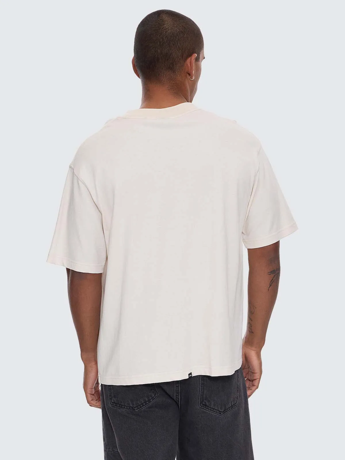 Calm State Embro Box Crop Tee - Unbleached sold by Thrills product image thumbnail 4