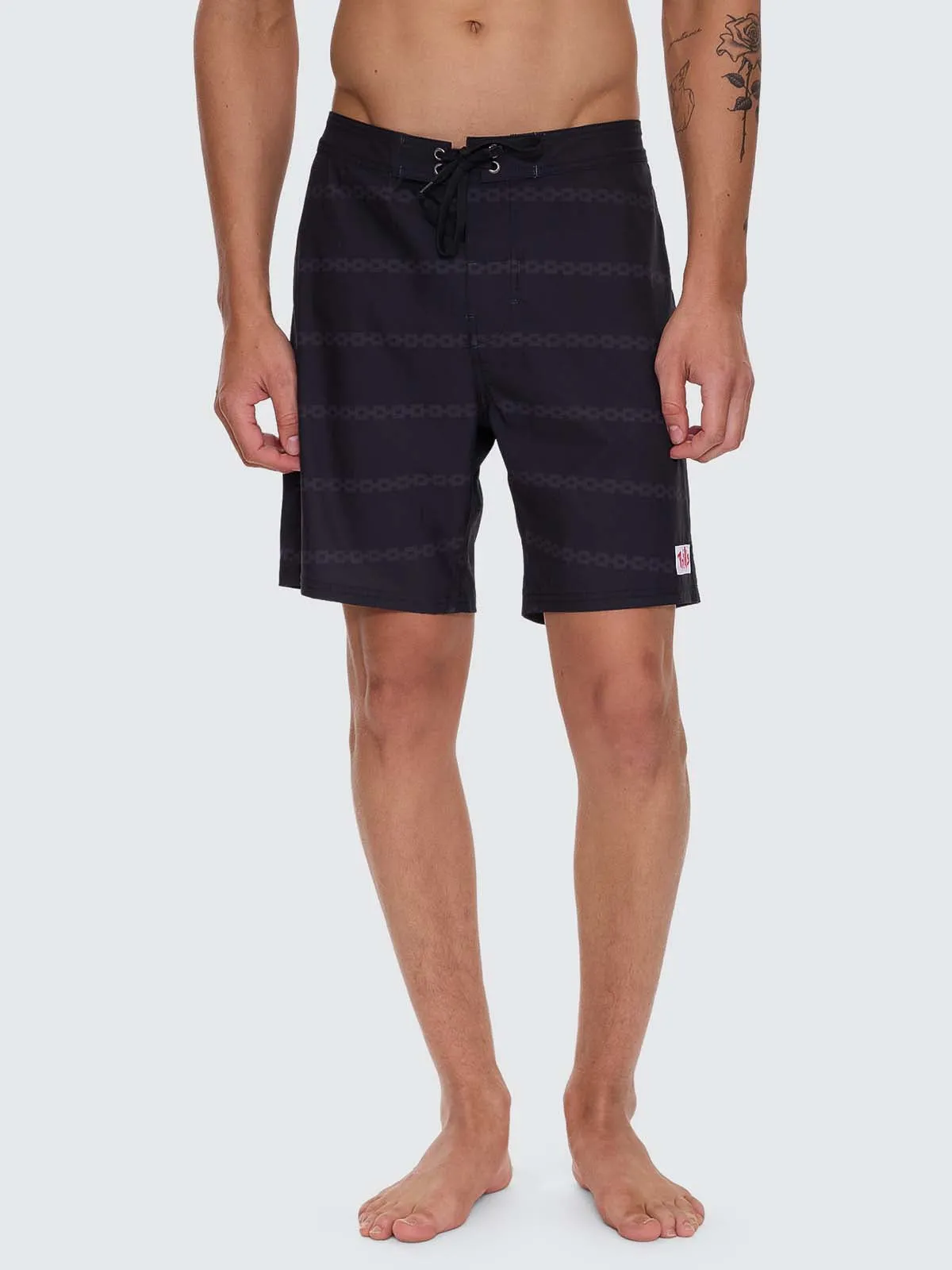 Once Bitten Twice Shy Boardshort - Black sold by Thrills