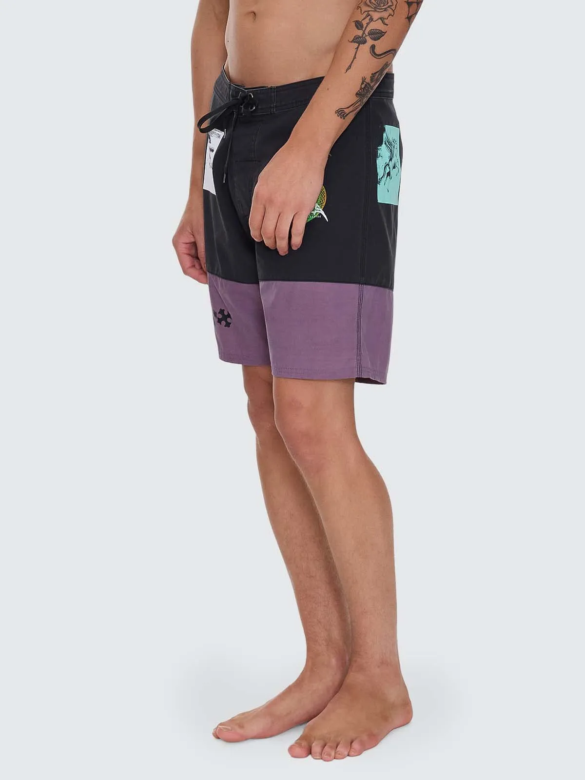 It's In The Cards Boardshort - Black sold by Thrills product image thumbnail 2