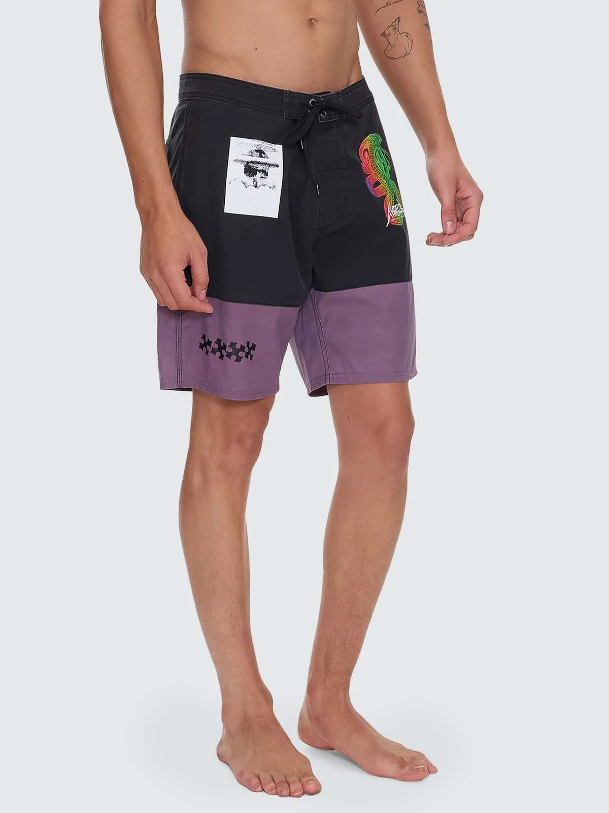 It's In The Cards Boardshort - Black sold by Thrills product image thumbnail 4